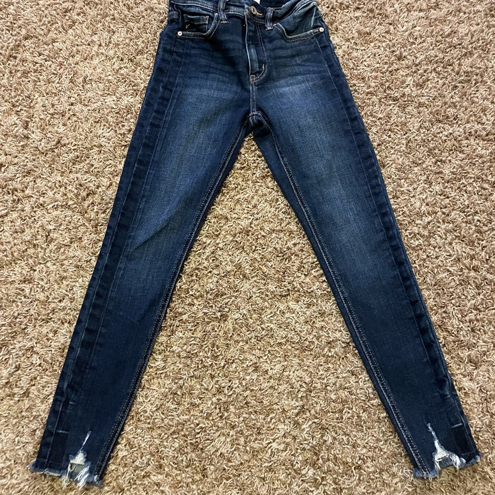 KanCan Denim Distressed Jeans Women’s Sz 1/24 Excellent Condition